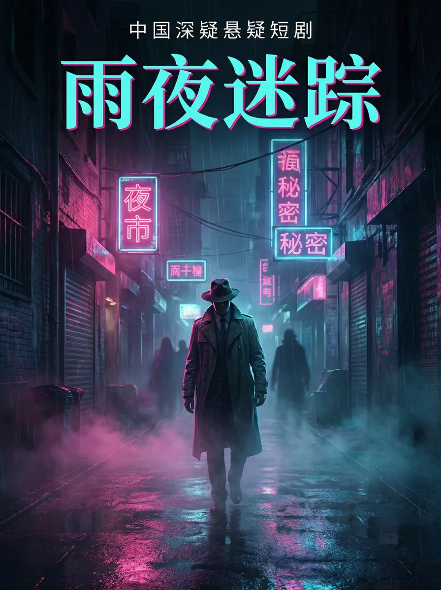 成都黑帽门10分53秒完整版视频 悬疑追踪短剧 - 雨夜迷踪海报