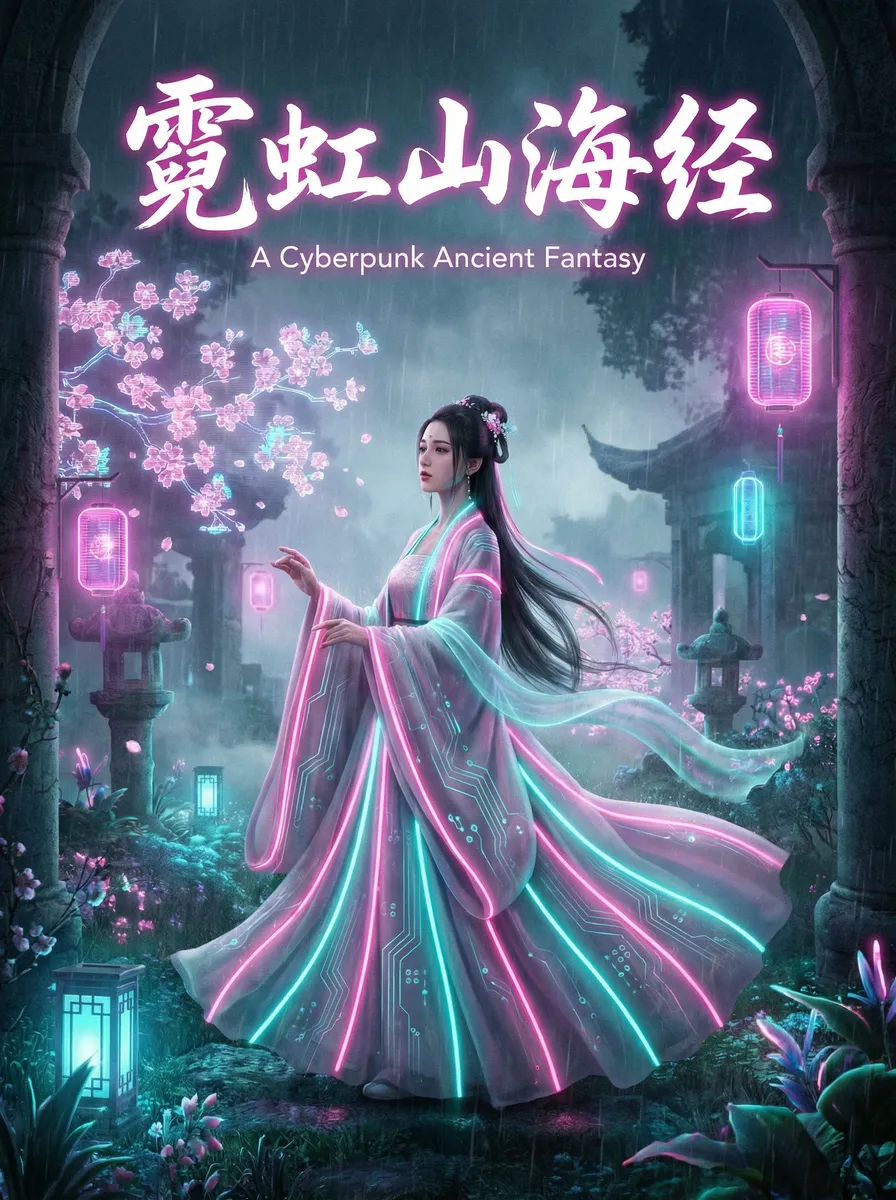 成都黑帽门10分53秒完整版视频 古风奇缘短剧 - 霓虹山海经海报